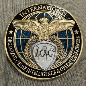 Challenge Coin•International Organized Crime Intelligence & Operations Center